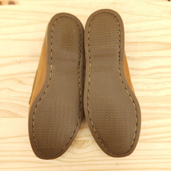 Sperry Women's Classic Boat Shoes Sz 6.5 Brown Leather Chic Outdoor Deck Loafers - Picture 7 of 9